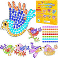 Qyeahkj 6 Pcs Spring Bird Arts Crafts DIY Summer Gem Diamond Suncatcher Crafts by Qyeahkj
