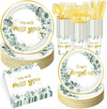 Pickmesh 400 Pcs Sage Green Farewell Party Supplies Include We Will Miss You by Pickmesh