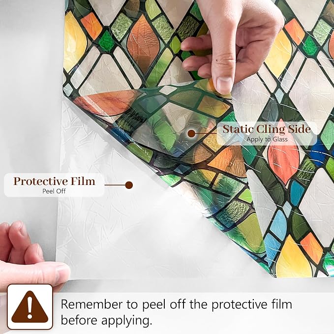 Bloss Stained Glass Window Film - Image 5