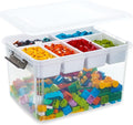 Citylife 17QT Clear Craft Organizers and Storage Box by Anywish