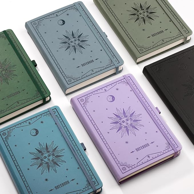 EMSHOI Blank Journal Notebook, 320 Pages, A5 Size | Leather Hardcover, 100 GSM - Image 7