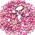 Mixed 1400pcs AB Colour Gems Jewels Flatback Rhinestones, Face Art Gem Jewel by Unknown