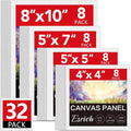 ESRICH Canvas for Painting, 32 Pack Multi-Size Canvas Boards for Painting 8pcs by ESRICH