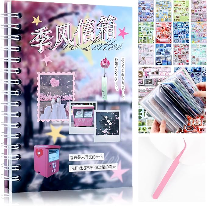 Tmtains 30 Sheets Japanese Sticker Book by Tmtains