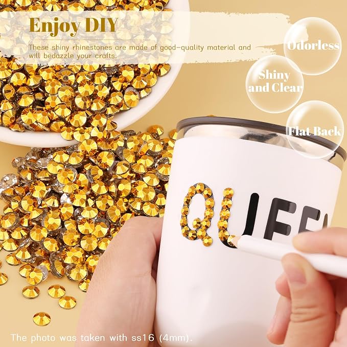12000PCS 2mm Resin Rhinestones Bulk - Image 4