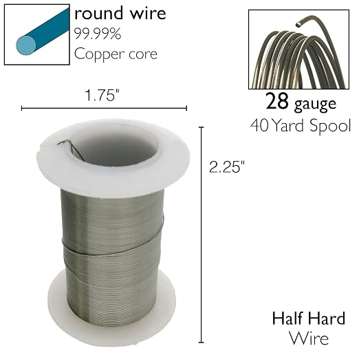 The Beadsmith Wire Elements 28-Gauge Lacquered Tarnish-Resistant Copper Wire - Image 4