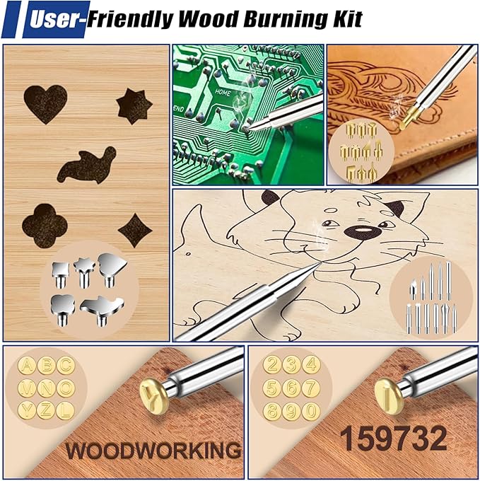 Wood Burning Kit, Pyrography Pen - Image 6