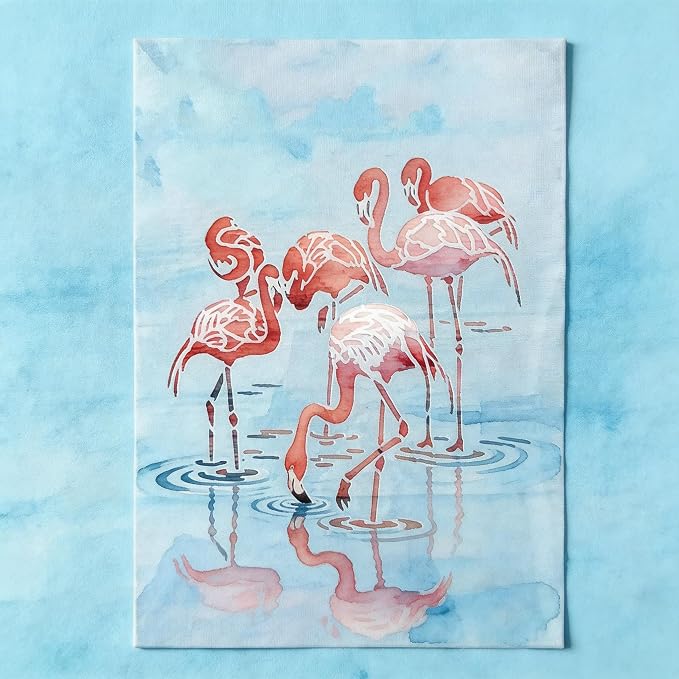 TIAMECH A4 Reusable Flamingo Stencil - Image 2