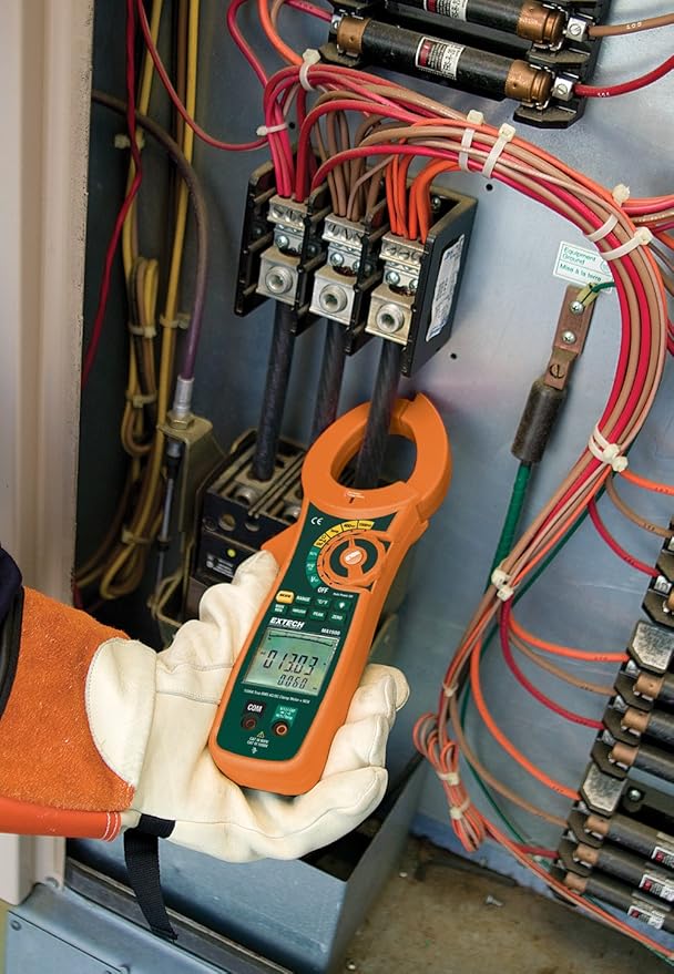 Extech MA1500: 1500A True RMS AC/DC Clamp Meter + NCV