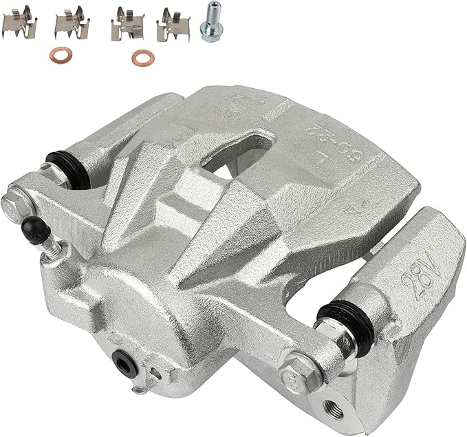 cciyu Front Left Brake Caliper Assembly w/Bracket 19B3434 2009-2010 For Pontiac For Vibe,2008-2014 For Scion For xD,2009-2019 For Toyota For Corolla,2009-2014 For Toyota For Matrix