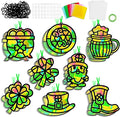 32 Sets St. Patrick's Day Suncatchers Craft Kit by Lonfliness