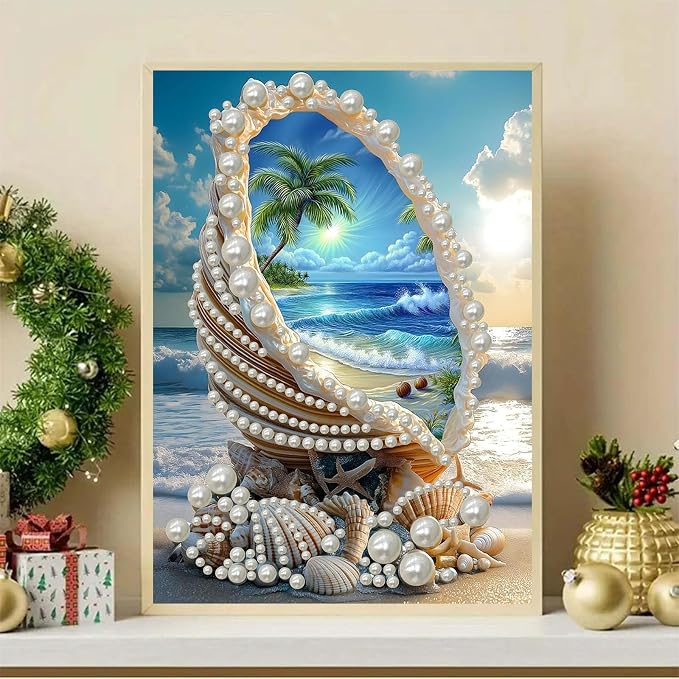 Gemozaic Seashell Pearl Diamond Painting Kits - Image 4