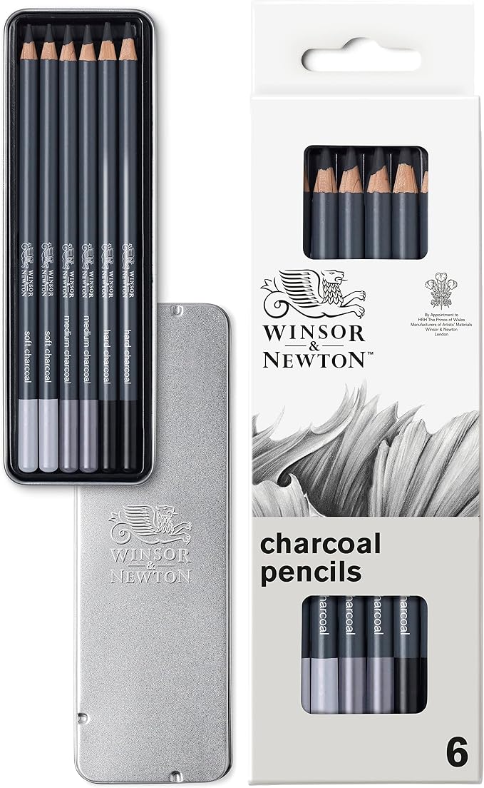 Winsor & Newton Studio Collection, Charcoal Pencils by WinsorNewton