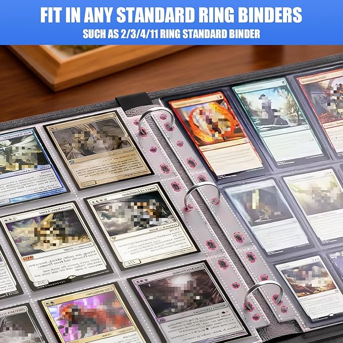 400 Pack 9 Pocket Card Sleeves Binder Sheets, Trading Card Sleeves - Image 4