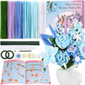 Pipe Cleaner Flowers, 6 Assorted Colors Pipe Cleaners Bulk by Funtopia