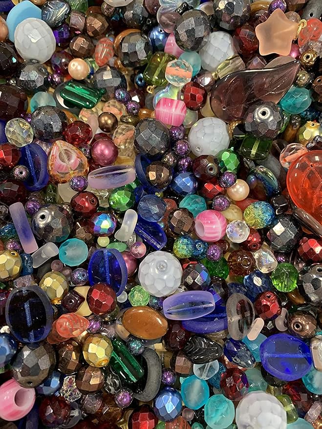 Assorted Glass Beads for Jewelry Making, DIY Lamp Work, Arts and Crafts - Image 2