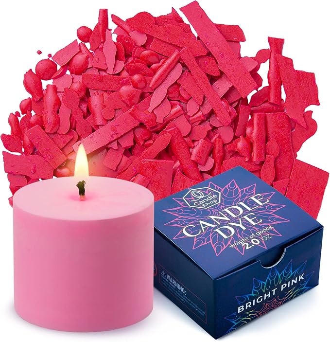 Bright Pink Candle Dye 2oz for Soy Candle Making – Highly Concentrated Candle by ALEXES