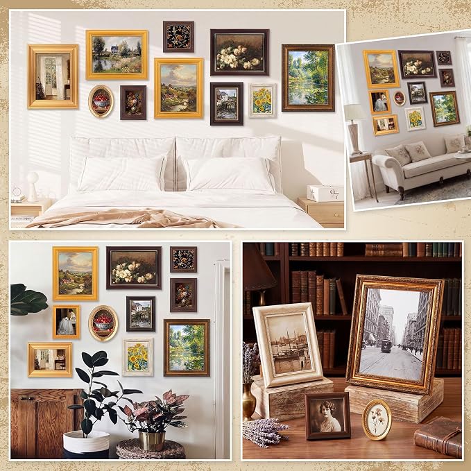 Mifoci 10 Pcs Gallery Vintage Frame Set - Image 6