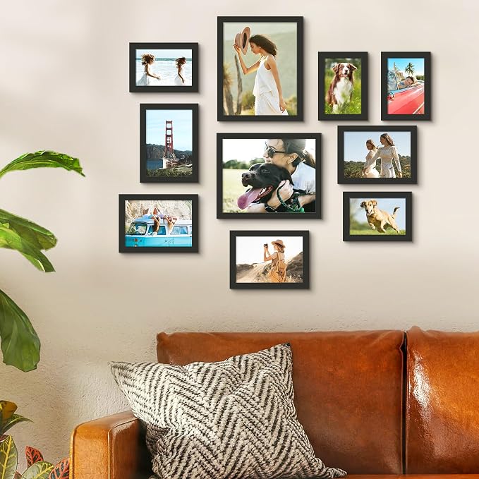upsimples 10 Pack Picture Frames Collage Wall Decor - Image 5