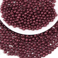 1000pcs Wine Red 6mm Pearl Beads by chuyau