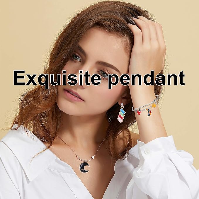 SANNIX 350Pcs Bracelet Charms Jewelry Making Charms Assorted Gold Plated Enamel - Image 6