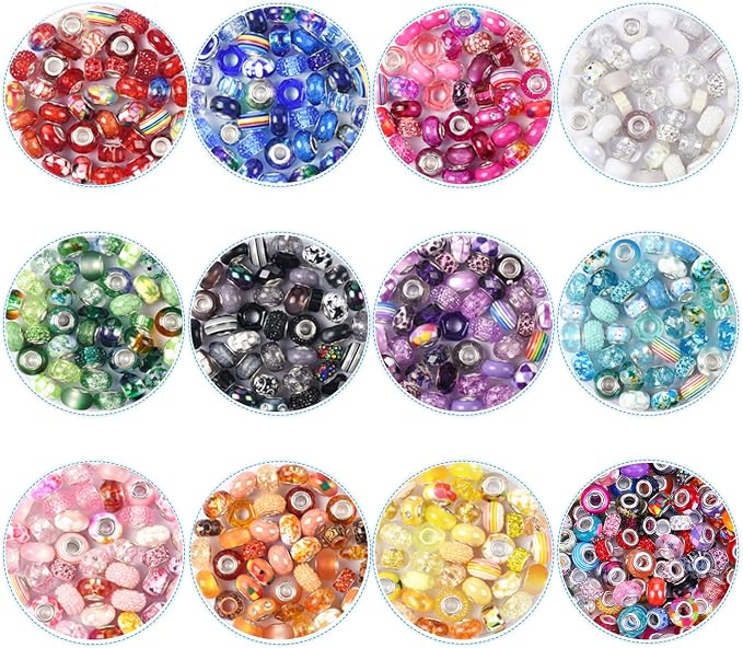 European Large Hole Spacer Charm Beads - Image 4