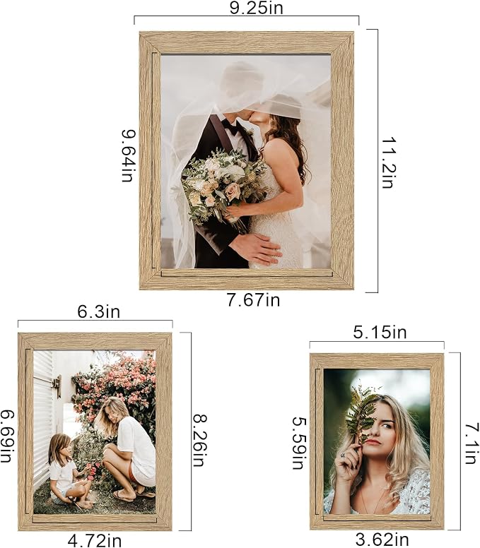 LUCKYLIFE Picture Frame Set 10-Pack, Gallery Wall Frame Collage - Image 7