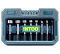 INTOO Hex Shank Forstner Bit Set 8pcs Multi Sided Shank Wood Drill bit Set