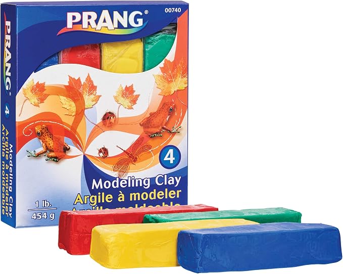 Prang Modeling Clay Set, 4 Colored Clay Blocks per Set, 0.25 Pounds Each - Image 5