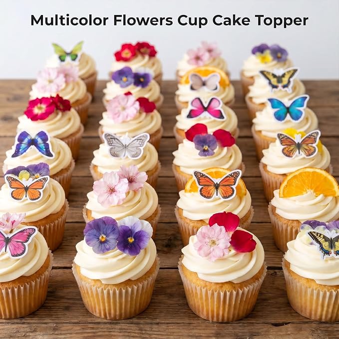 100 PCS Real Dried Pressed Flowers, Mix Natural Dried Pansy Citrus - Image 6