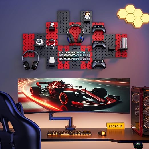 PEGZONE Controller and Headphone Holder Wall Mount, Controller Stand, Disc - Image 7