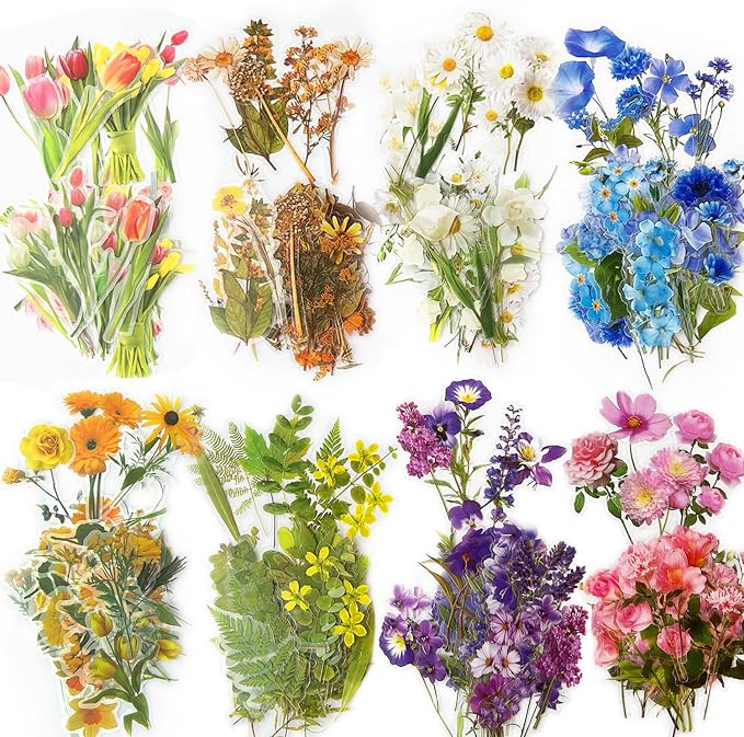 320 PCS Flower Stickers by Vandorla
