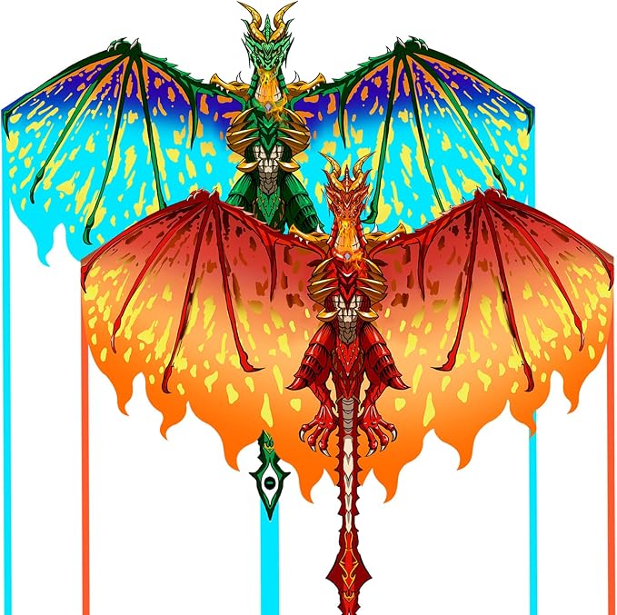 Dragon Kite for Kids & Adults by MintsColorfulLife