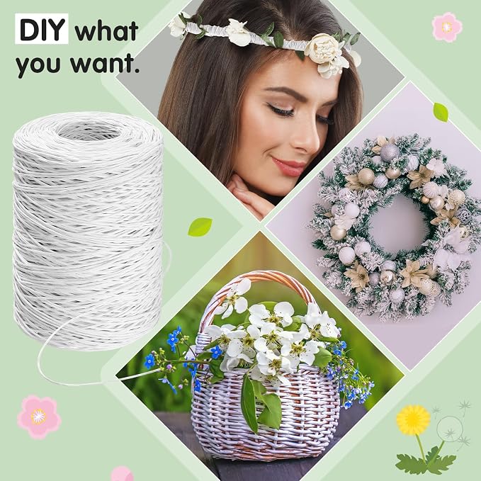 Syhood 673 Feet Floral Vine Bind Wire Rustic Wrapping Wire - Image 6