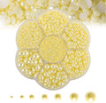 5600PCS Half Round Pearls Flatback Imitation Pearls by MLGDA