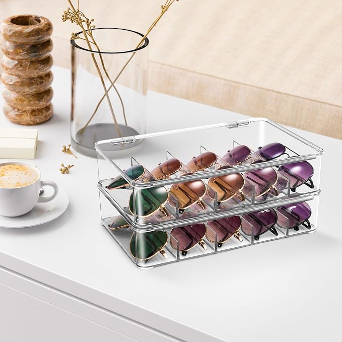 Sorbus Sunglasses Organizer - Image 3