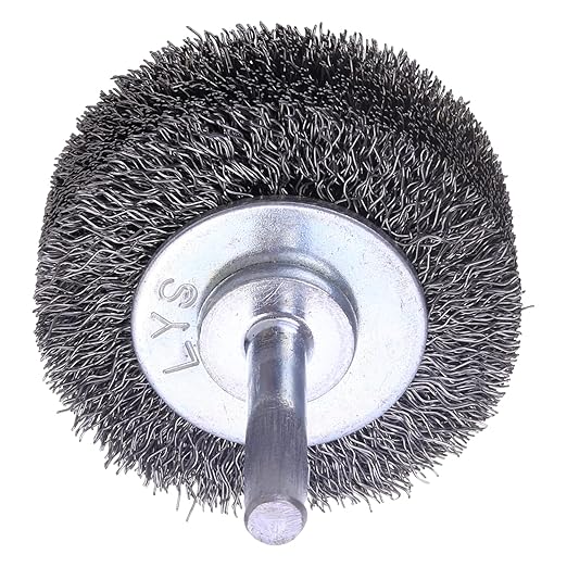 2 Inch Wire Wheel Brush Wire Wheel Brush for Drill Attachment,Rocaris 4 Pack Heavy Duty Wire Brushes Removal Paint Rust & Corrosion, 0.0118" Carbon Steel Wire, 1/4in Shank, 20000RPM