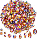 1000 Pcs Crystal AB Colorful Jewels Gems by KDCQAH