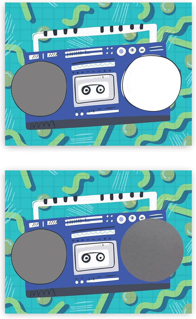 Make Your Own DIY Scratch Off ScratchNotes 20 Pack 3x4 Note Cards & Stickers - Image 6