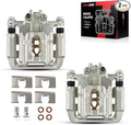 Torchbeam Rear Brake Calipers Set for Honda 2007-2016 CR-V, Acura 2013-2018 RDX, Honda 2012-2015 Crosstour, Rear Left and Rear Right Calipers Replace # 19B6887+19B6886