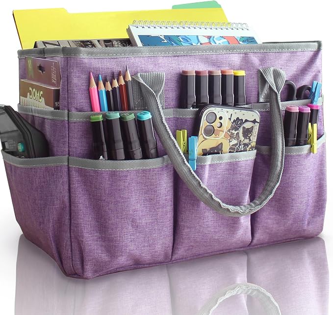 Cupohus Art Organizer Craft Storage Tote Bag by Cupohus