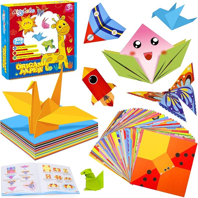 Origami Paper Set, Art Projects Supplies by WelcometoAigybobo
