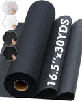 PLANTIONAL Medium Weight Black Iron-On Non-Woven Fusible Interfacing: 16.5" x by PLANTIONAL