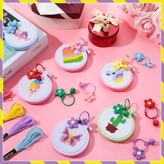 Chuangdi 6 Sets Cross Stitch Kit - Image 5