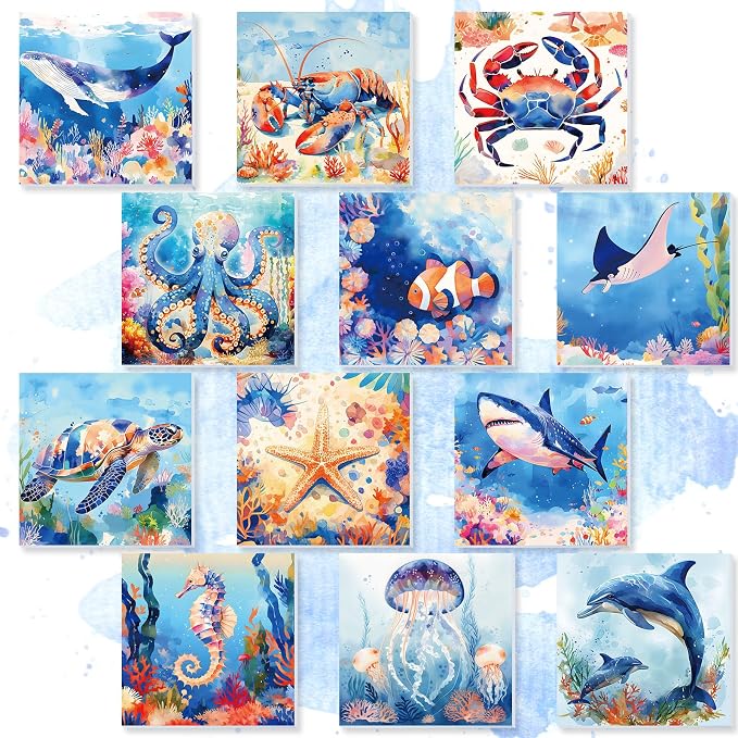 Nezyo 12 Sets Paint by Numbers Kit - Image 3
