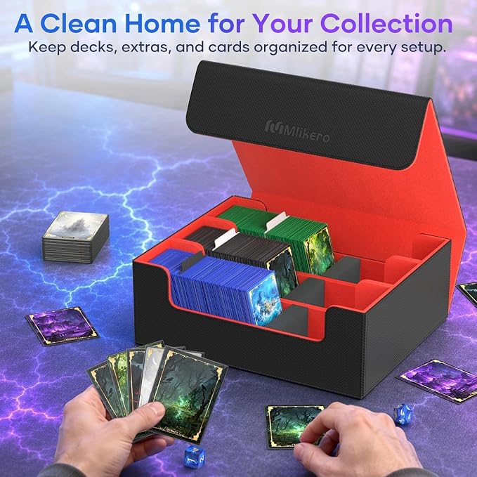 Mlikero Trading Card Storage Box, Bulk Card Storage - Image 2