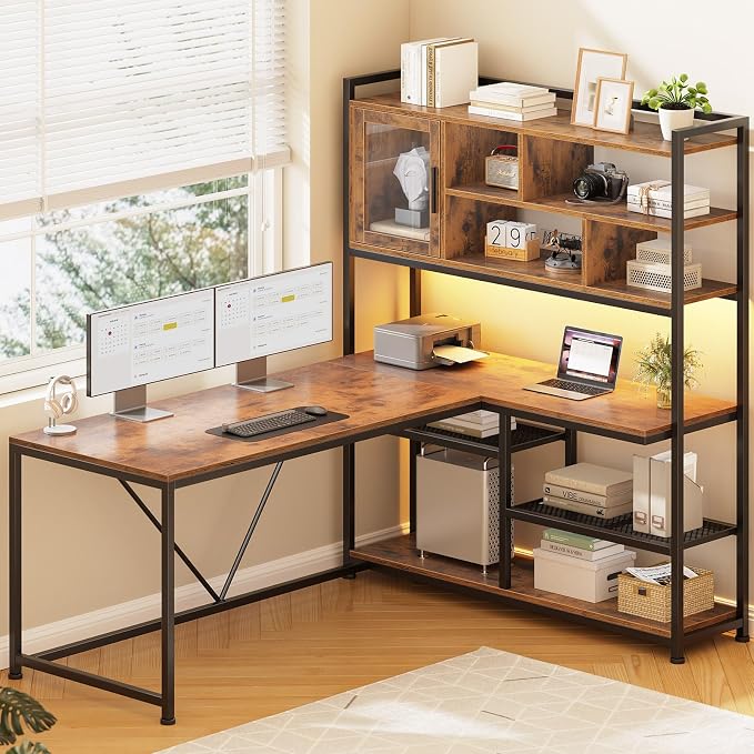 SEDETA L Shaped Computer Desk, L Shaped Corner Desk by SEDETA