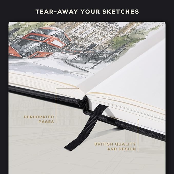 Beechmore Books A4 Mixed Media Sketchbook - Image 6