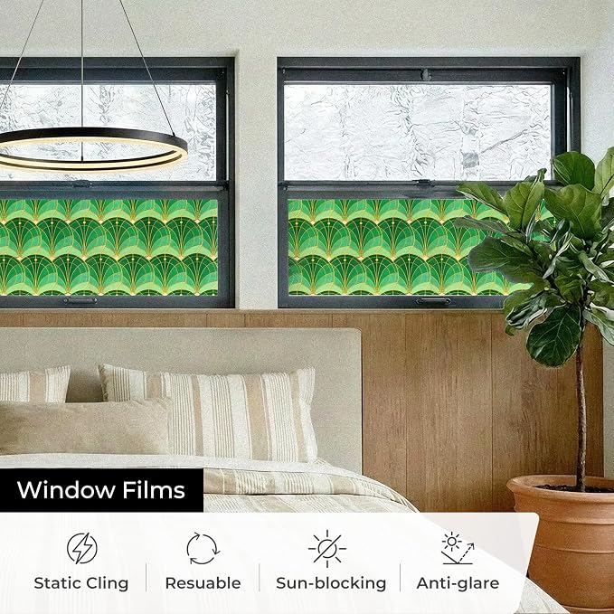 3D Stained Glass Window Film, Decorative Window Privacy Film - Image 4
