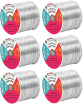 Mandala Crafts 18 Gauge Silver Tone Combo Anodized Aluminum Craft Wire | 450 FT by MandalaCrafts
